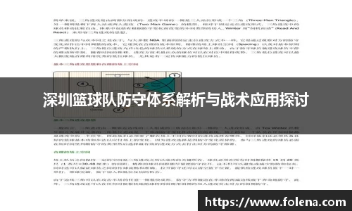 深圳篮球队防守体系解析与战术应用探讨